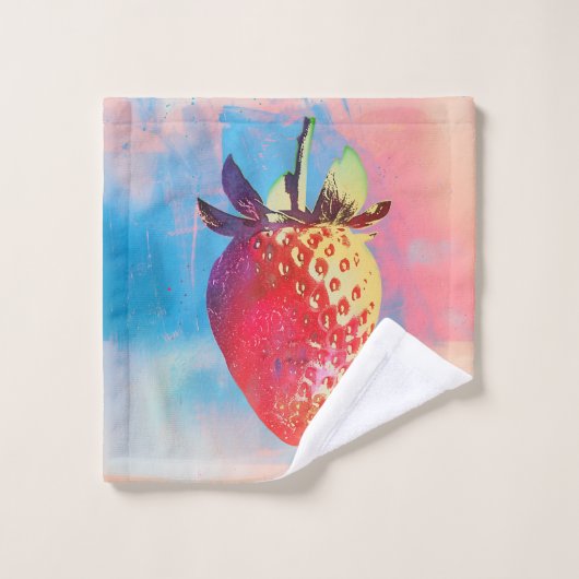 Aardbeienrisograaf Washandje (Wasdoekje)