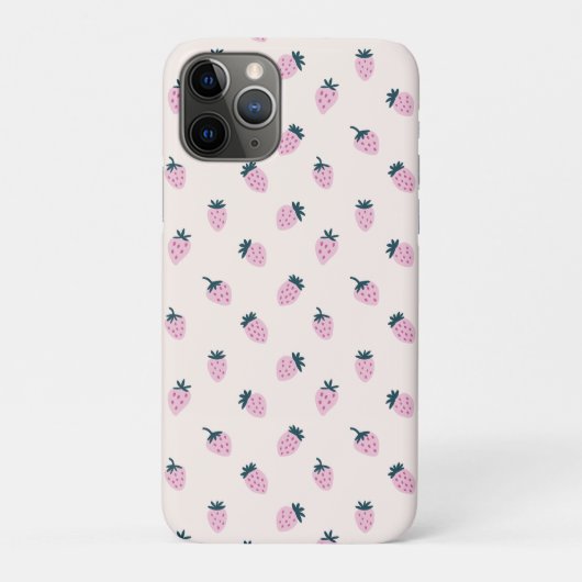 Aardbeienroze Case-Mate iPhone Case (Achterkant)