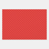 Aardbeienruit en argyle Kerst roze rood Inpakpapier Vel (Voorkant 3)