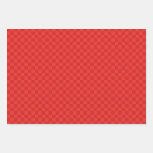 Aardbeienruit en argyle Kerst roze rood Inpakpapier Vel (Voorkant 3)