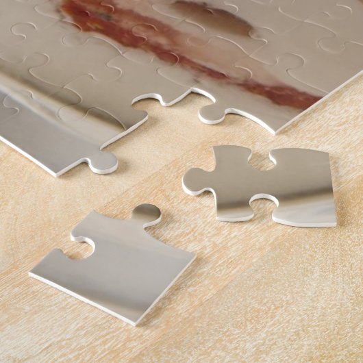 Aardbeiensap met vers yoghurt legpuzzel (Zijkant)