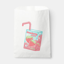 Aardbeiensapdoos Bedankzakje