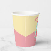 Aardbeiensapdoos Papieren Bekers (Rechts)