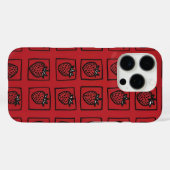 Aardbeienschaakbord – Fun Red Case-Mate iPhone Case (Achterkant (horizontaal))