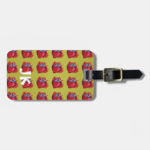 Aardbeienschenken Bagagelabel (Voorkant horizontaal)