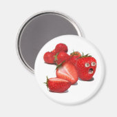 Aardbeienschok Magneet (Voorkant / Achterkant)