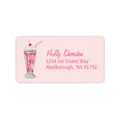 aardbeienschudden etiket (Voorkant)