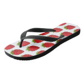 Aardbeienslappen Teenslippers (Schuin)