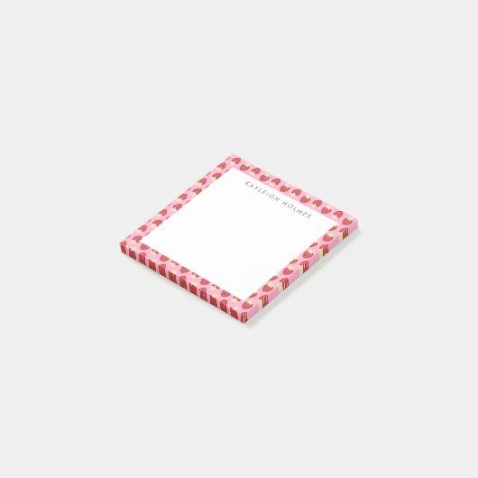 Aardbeienspiegels Post-it® Notes (Schuin)