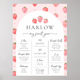 AardbeiensteenPoster | Eerste Berry Poster