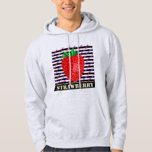 Aardbeienstrepen Hoodie