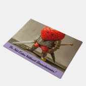 aardbeienstrijder deurmat (Schuin)