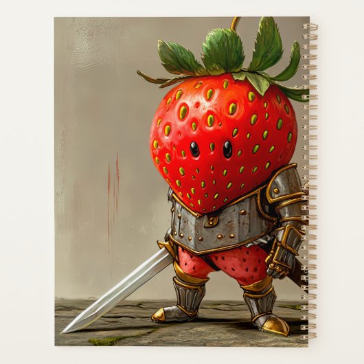 aardbeienstrijder planner (Achterkant)