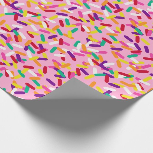 Aardbeienstrooisel Cadeaupapier (Hoek)