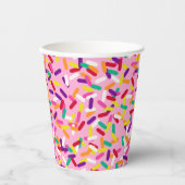 Aardbeienstrooisel Papieren Bekers (Voorkant)