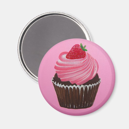 Aardbeiensuiker Magneet (Voorkant / Achterkant)