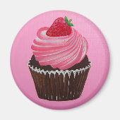 Aardbeiensuiker Magneet (Voorkant)