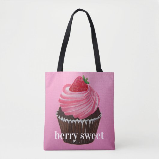 Aardbeiensuiker Sweet Tote Bag (Voorkant)