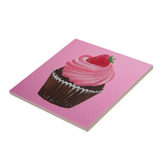 Aardbeiensuiker Tegeltje (Zijkant)