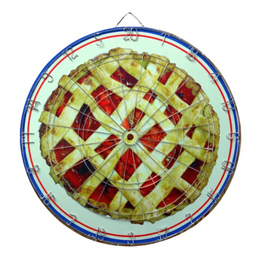 aardbeientaart dartbord (Voorkant)