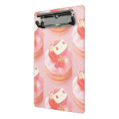 Aardbeientaart illustratie mini klembord (Angled2)