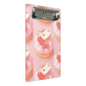 Aardbeientaart illustratie mini klembord (Schuin)