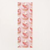 Aardbeientaart illustratie yogamat (Voorkant)