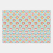 aardbeientaart inpakpapier vel (Voorkant)