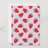Aardbeientaart Kaart (Achterkant)