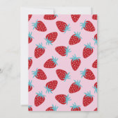 Aardbeientaart Kaart (Achterkant)