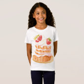 Aardbeientaart T-shirt (Voorkant volledig)