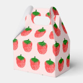 Aardbeientekening Bedankdoosjes (Achterkant)