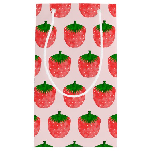 Aardbeientekening Klein Cadeauzakje (Voorkant)