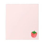 Aardbeientekening Notitieblok (Voorkant)