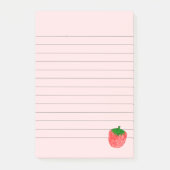 Aardbeientekening Post-it® Notes (Voorkant)