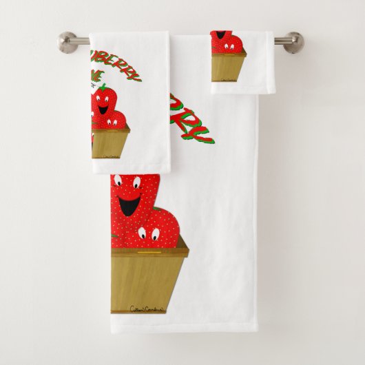 Aardbeientijd! Bad Handdoek (Insitu)