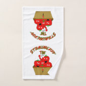 Aardbeientijd! Bad Handdoek (Handdoek)