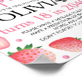 Aardbeientijd Capsule Poster (Hoek)