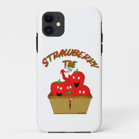Aardbeientijd! Case-Mate iPhone Case (Achterkant)