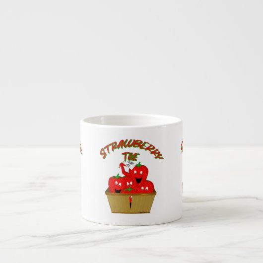Aardbeientijd! Espresso Kop (Voorkant)
