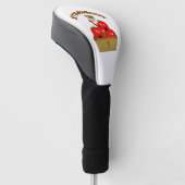 Aardbeientijd! Golfheadcover (Schuin)