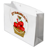 Aardbeientijd! Groot Cadeauzakje (Achterkant Gekanteld)