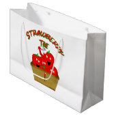 Aardbeientijd! Groot Cadeauzakje (Voorkant Gekanteld)
