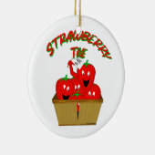 Aardbeientijd! Keramisch Ornament (Rechts)