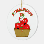 Aardbeientijd! Keramisch Ornament (Links)