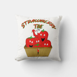 Aardbeientijd! Kussen