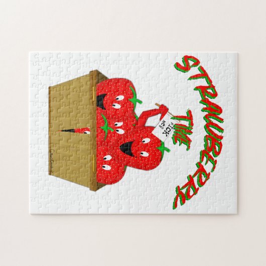 Aardbeientijd! Legpuzzel (Horizontaal)