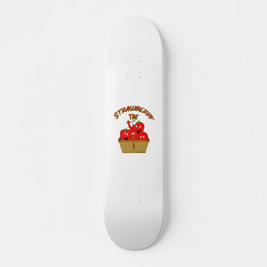 Aardbeientijd! Persoonlijk Skateboard (Voorkant)