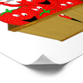 Aardbeientijd! Poster (Hoek)