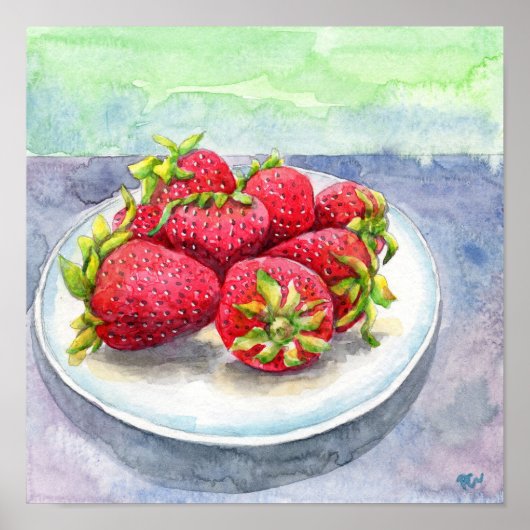 Aardbeientijd Poster (Voorkant)